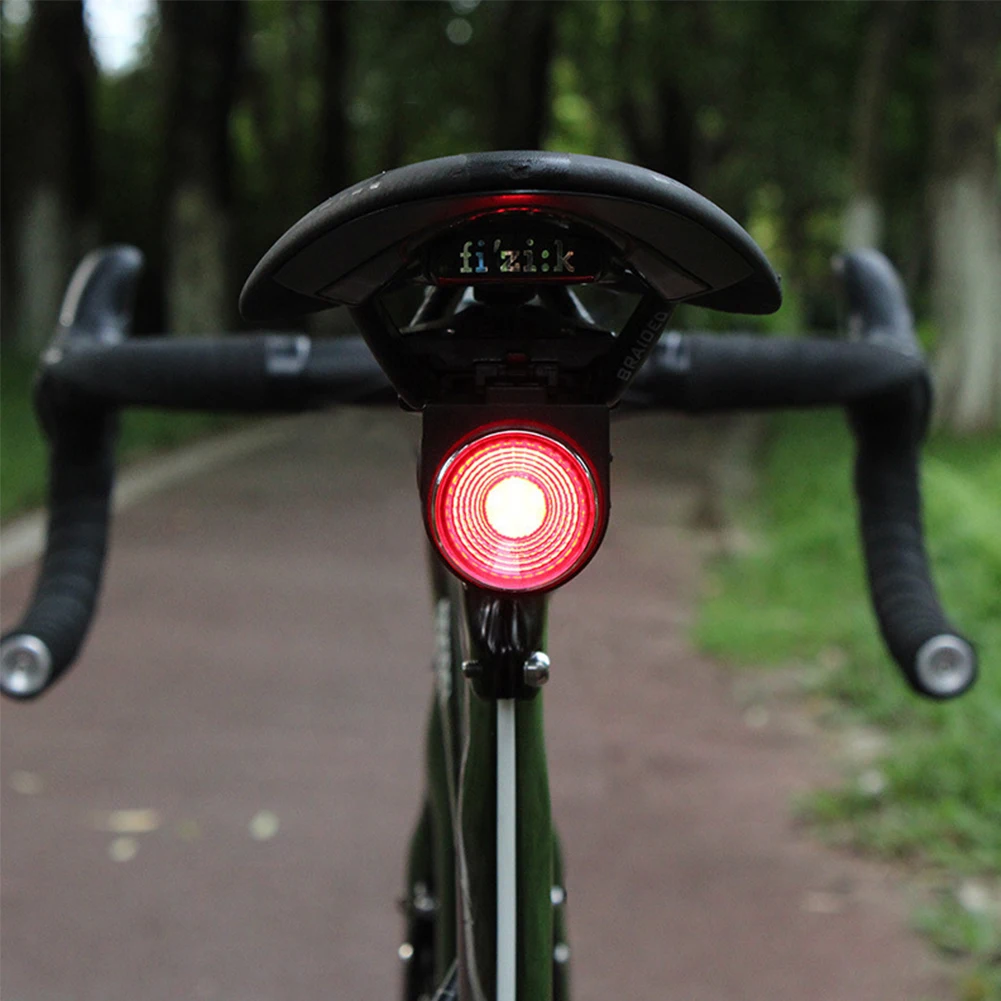 

Road Bike Tail Light Wireless Anti-Theft Alarm Lock Brake Cycling Taillight LED Remote Control Warning Electric Horn Rear Bike