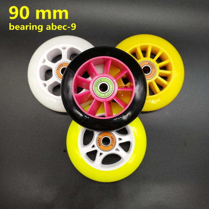 Бесплатная доставка колесо для скутера скоростное 90*24 мм полиуретановый материал 90 мм|Детали и аксессуары