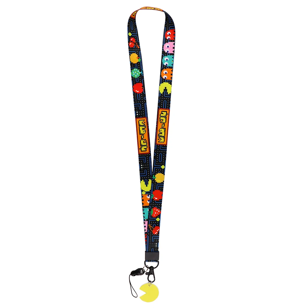 CB1011 Cartoon Funny Game Anime Lanyards Keychain DIY Cell Phone Straps USB ID Card Badge Holder Keyring Belt Strap Hanging Rope