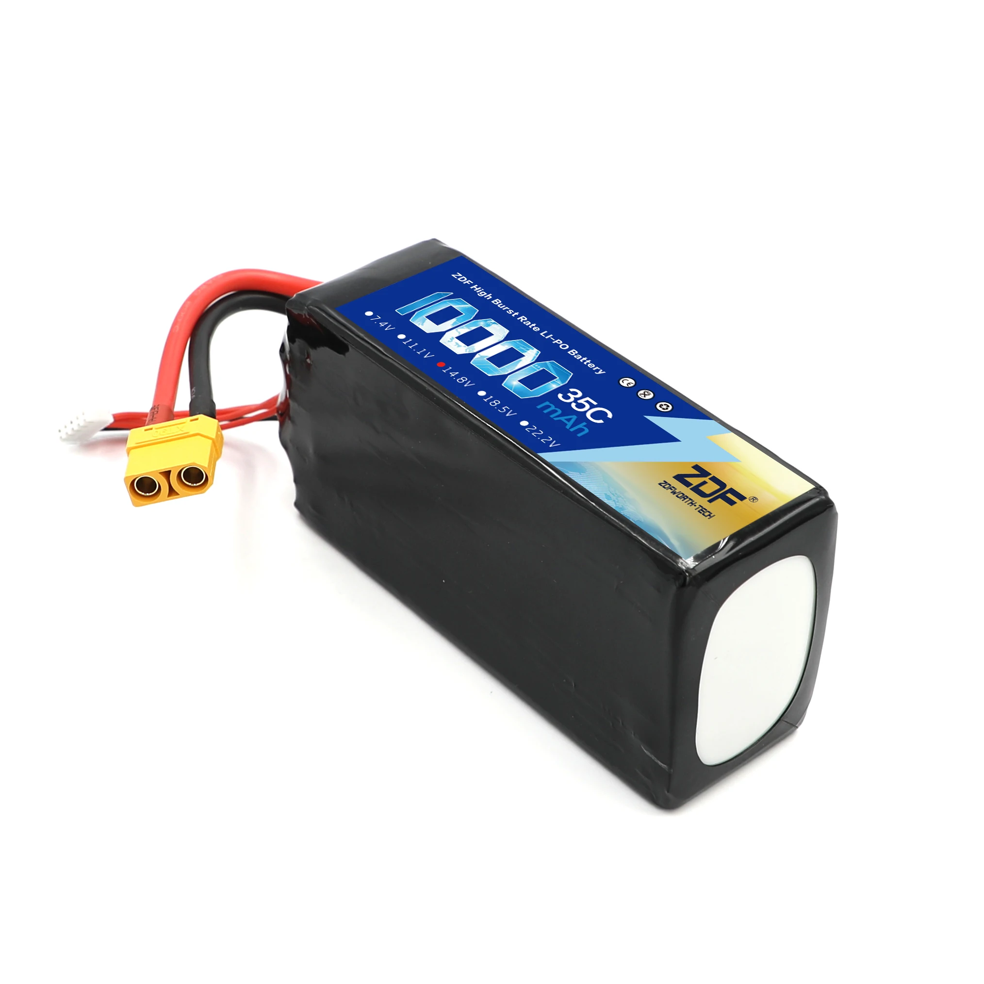 Аккумулятор ZDF 4S 6S 14 8 в 18 5 22 2 10000 мАч 35C MAX 70C RC Lipo для радиоуправляемого вертолета