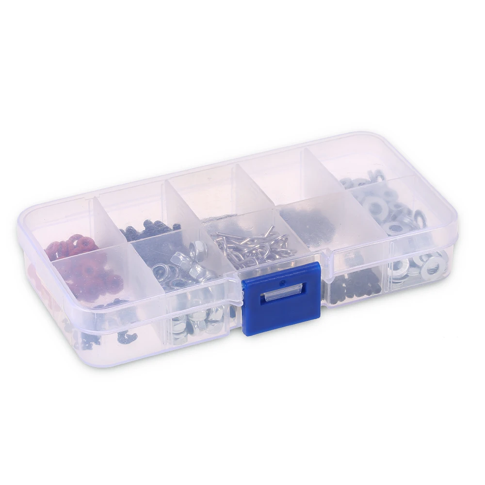 

340 металлических инструментов для ремонта коробка с винтами набор для HSP осевой SCX10 D90 машинка на радиоуправлении