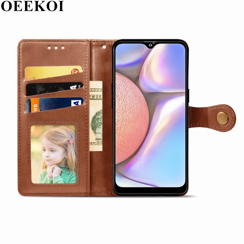 Чехол бумажник OEEKOI из искусственной кожи для Samsung Galaxy A51 A70S J4 Plus J6 2018 A90 5G A10S A20S A30S