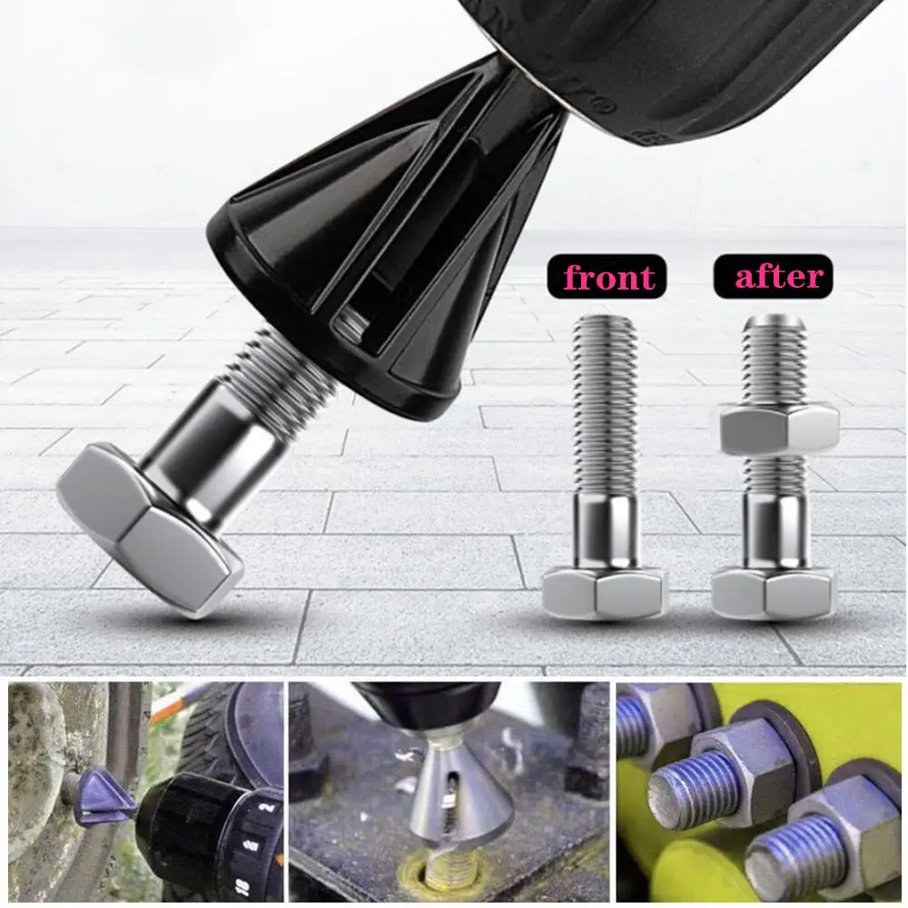 2021 Screw Chamfering Newest Deburring External Chamfer Tool Stainless Steel Remove Burr Tools for Metal Drilling | Инструменты
