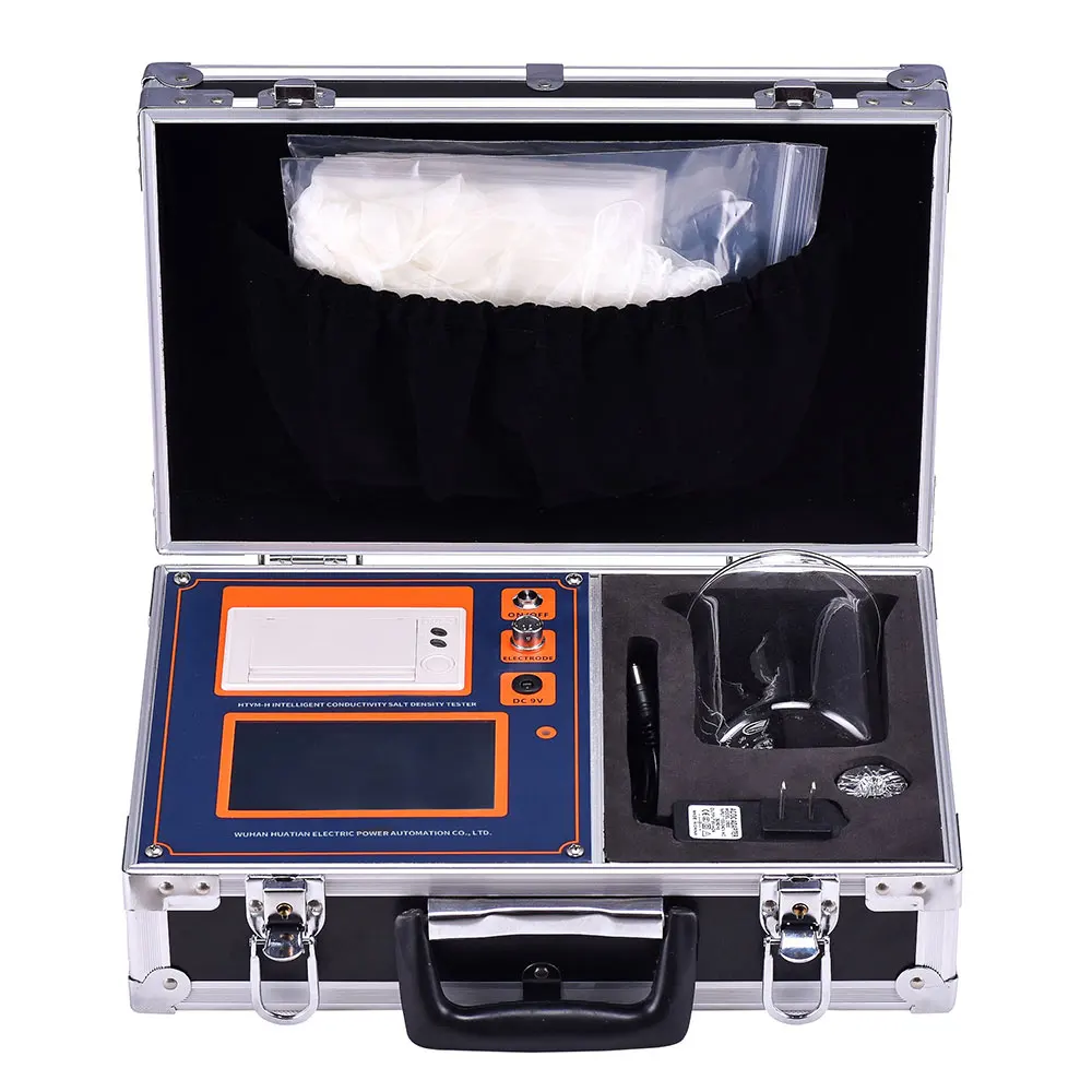 

Intelligent Insulator Conductivity Salt Density Tester With Large Capacity Rechargeable Lithium Battery 2600mAh)