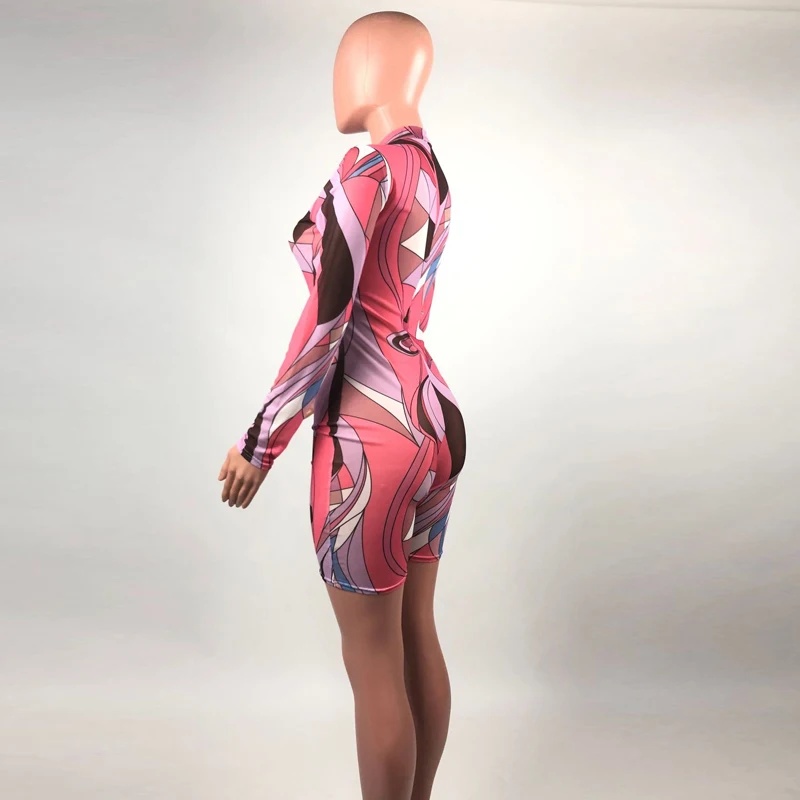 

Beyprern Fashion Color Block Zipper Up Skinny Jumpsuits Womens Rompers Active Wear Party Club Wear Night Out Playsuits One Piece