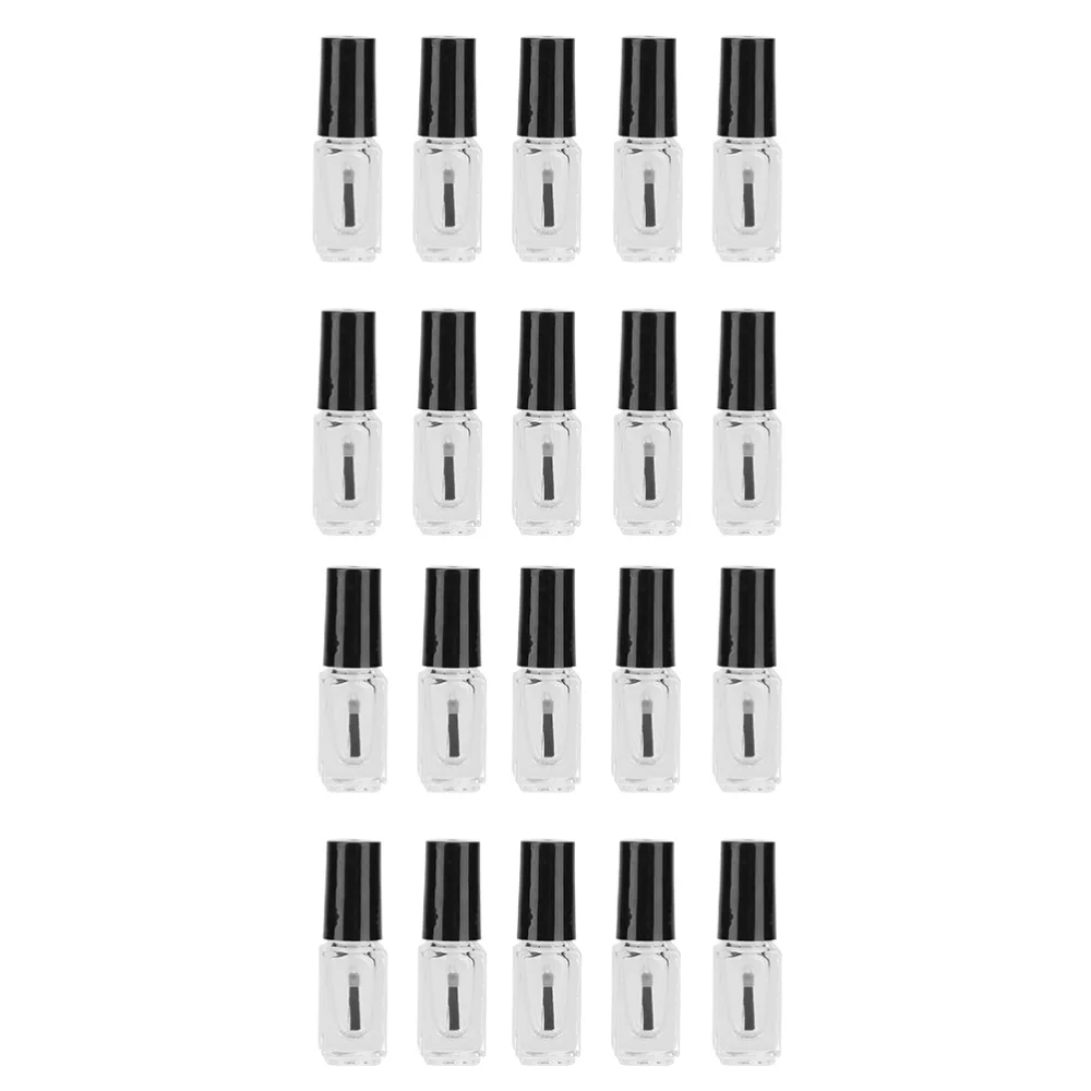 

20pcs 5ml Nail Polish Bottles Empty Nail Polish Clear Bottles with Cap and Brush