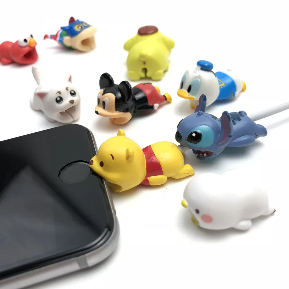 Защитный чехол для зарядного кабеля Mini с рисунком из мультфильма one piece Luffy, защита для передачи данных, usb-кабель для передачи данных, зарядный кабель, защитный рукав