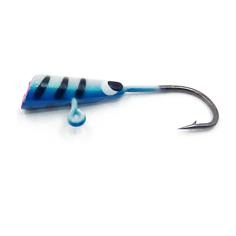 

5PCS/Lot Winter Ice Fishing Hook Lure Metal Hard Bait 29mm/1.8g Lead Head Hook Bait Jigging Fishing Tackle 4