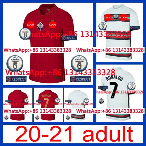 

20-21 Free shipping Portugal adult 2020 2021 Best quality Top Best custom shirt