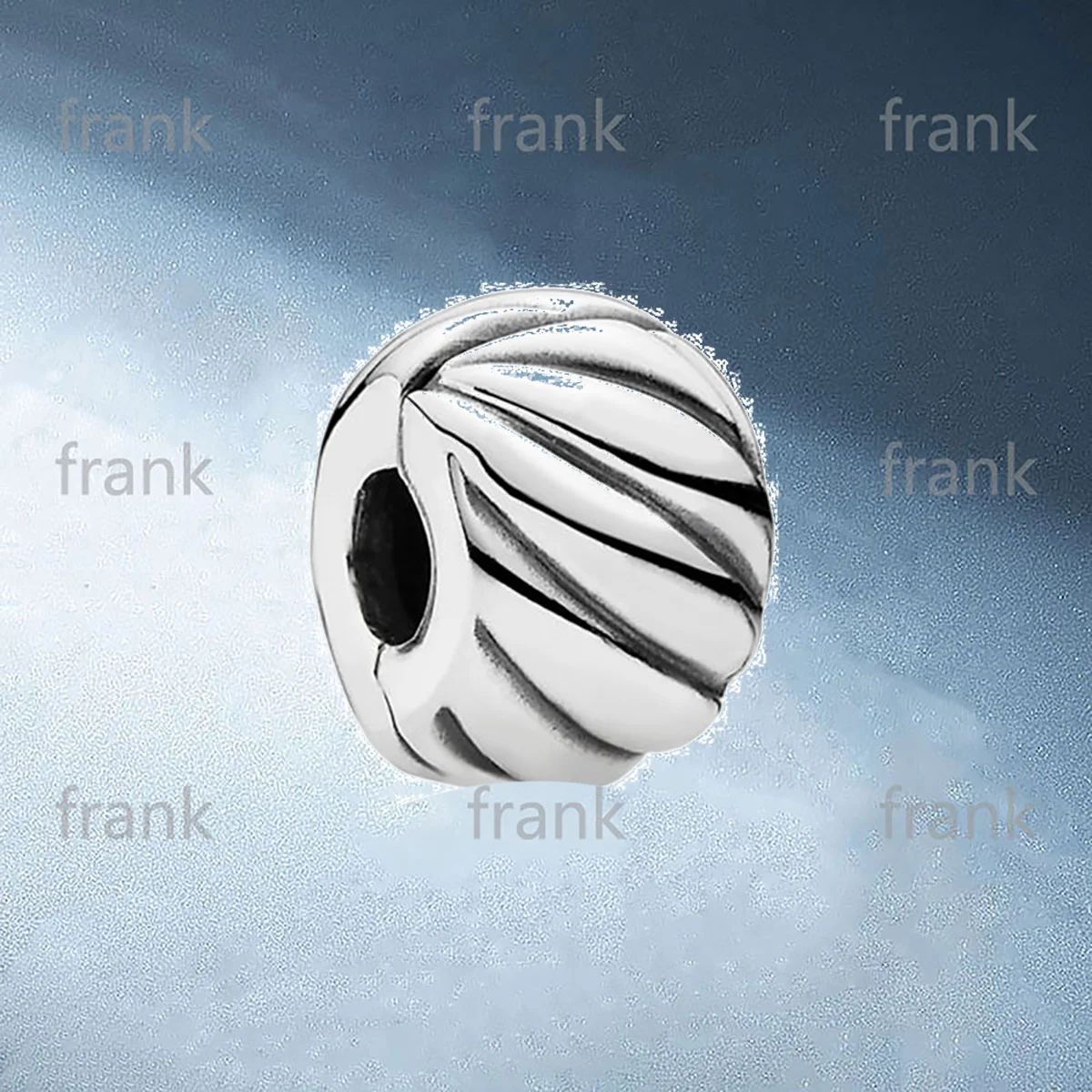 

791752 Feathered Silver Clip