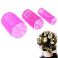 hair rollers 1 pcs curlers self grip holding rollers hairdressing curlers hair design sticky cling style for diy