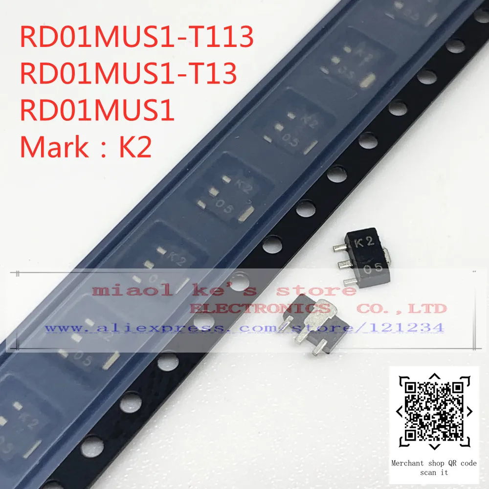 [5 шт. 10 шт.] 100% Новый оригинальный: RD01MUS1 T113 T3 K2 СОТ 89 [Pout 0 8 W Gp 14dB @ Vdd = 7 2 V f 520 МГц]