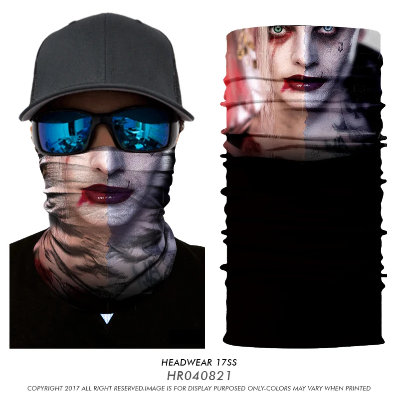 Бандана на шею гетры Обложка повязка голову ужасная маска шарф клоун Джокер