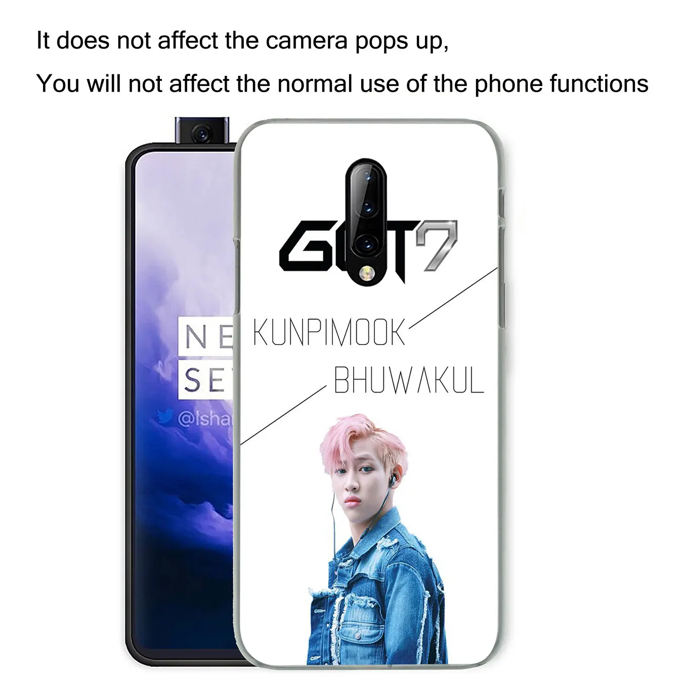 Kpop got7 JinYoung Jackson жесткий пластиковый чехол для сотового телефона Oneplus 7 7T Pro 6 6t 5 5T One