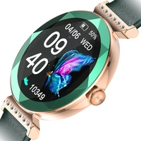 2022 new fashion luxury smart watch women heart rate sleep monitoring sport waterproof wireless charger ladies watch for women