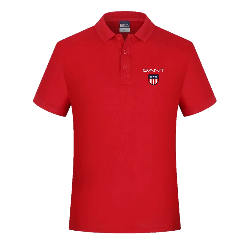 

2021 new summer cool short-sleeved polo shirt brand men's trend men's polo shirts men's short-sleeved shirts