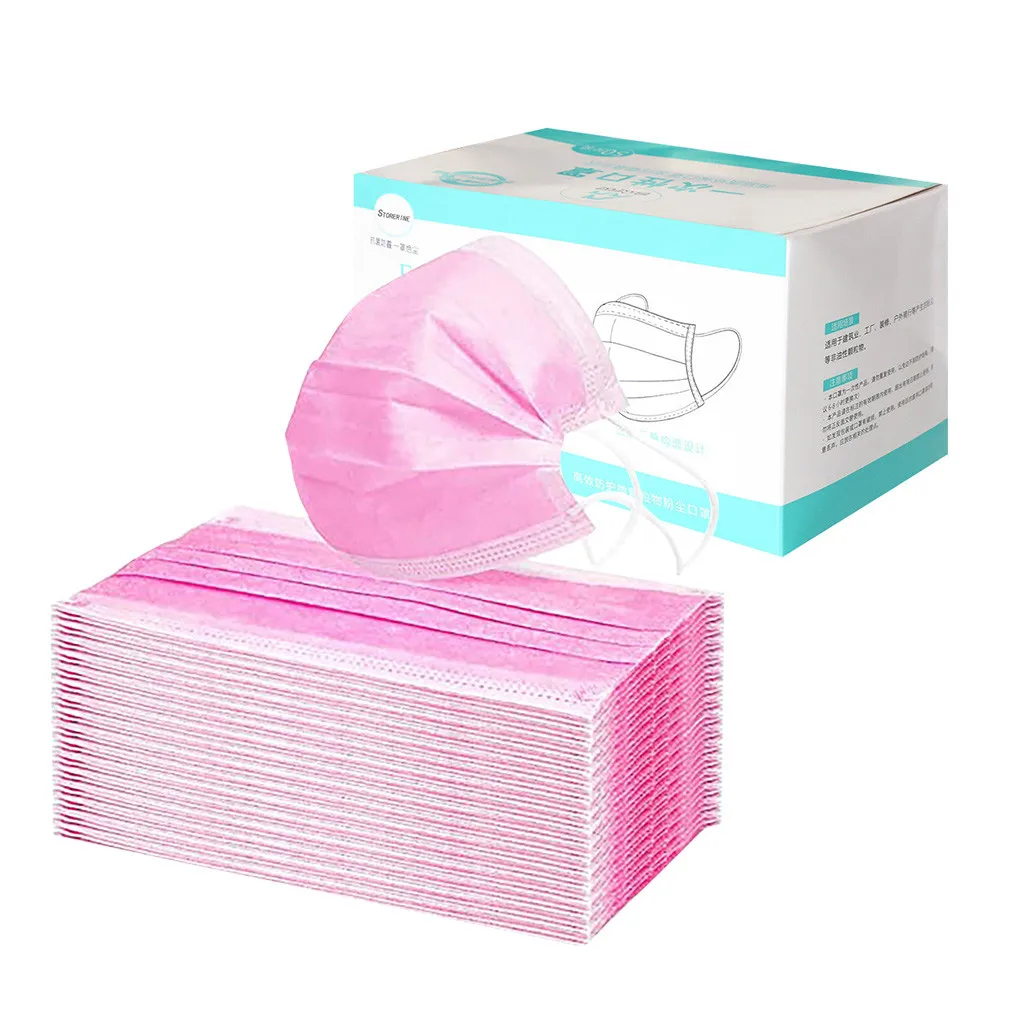 Маска для лица одноразовая 50 шт.|Аксессуары костюмов| |