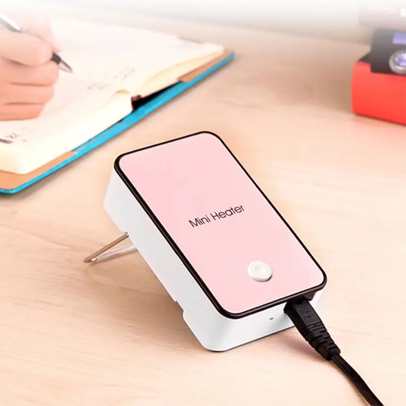 Mini Electric Heater With Plug Warmer Machine for Hand in Winter Pink | Бытовая техника