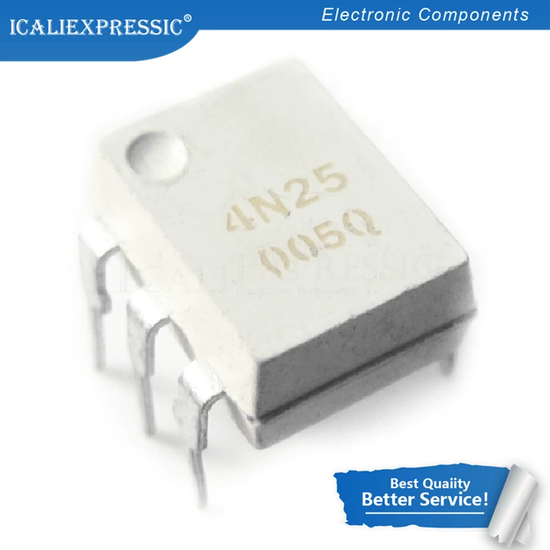 

100PCS 4N25 DIP6 DIP DIP-6 photoelectric coupler new and original