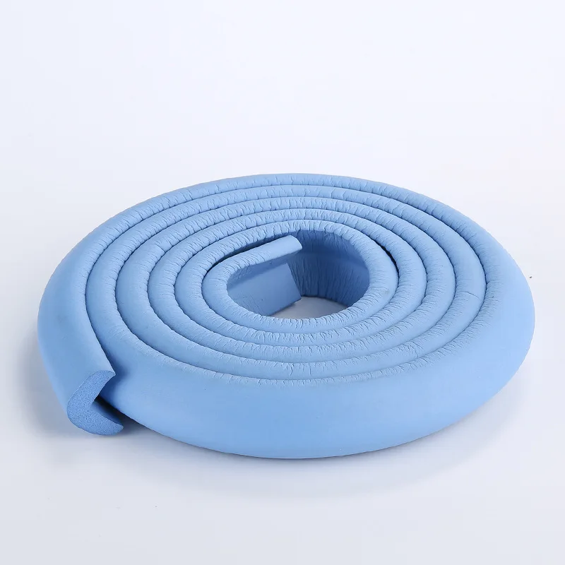 Blue 2 м защита для детей, настольная защитная лента, товары для безопасности детей, стеклянная кромка, мебель, страшный крах, бар, угловая пена, бампер, столкновения - Цвет: Blue
