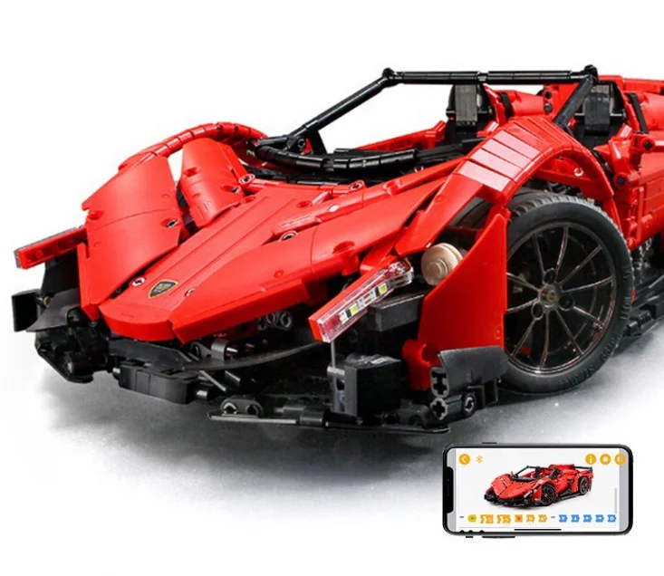 

Lamb orghini poison Model block 1:8 Compatible with Technic Legoing RC Super Racing Car Building Blocks toys for children