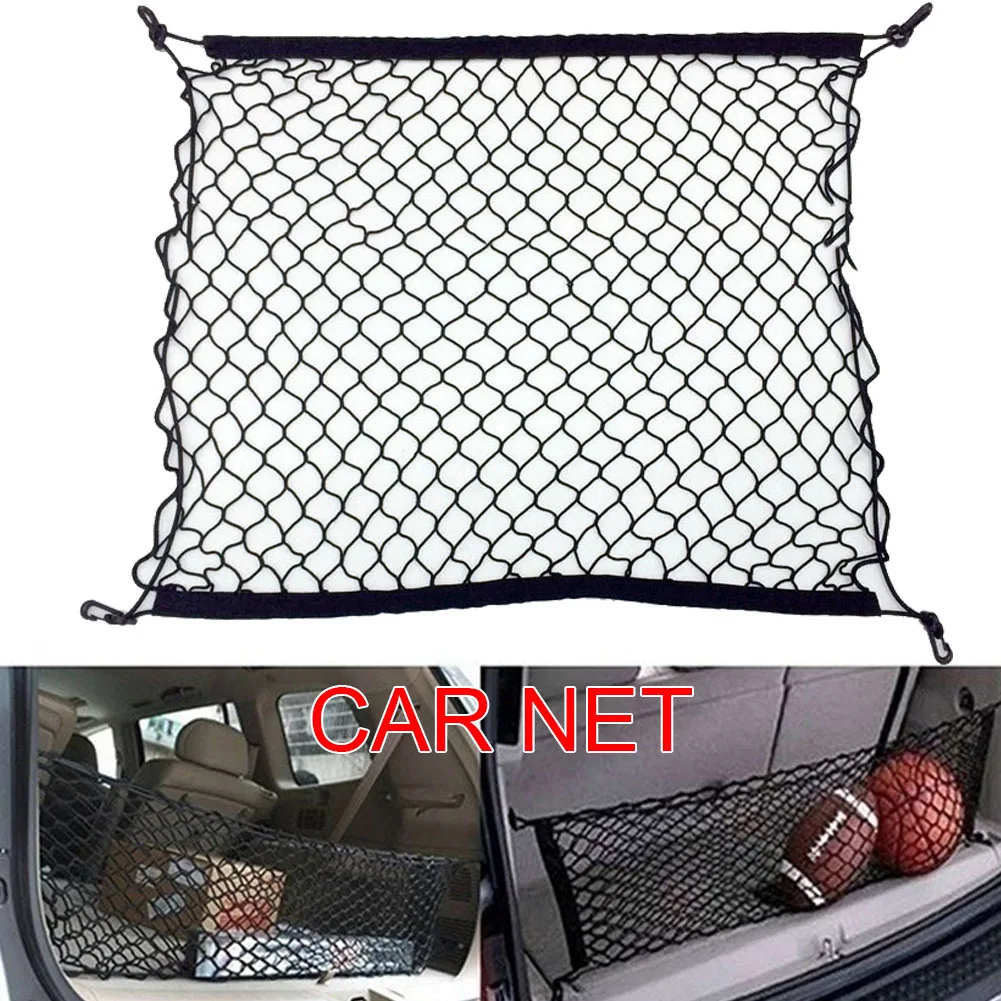 Грузовая сетка органайзер для багажника с 4 крючками внедорожника пикапа кровати