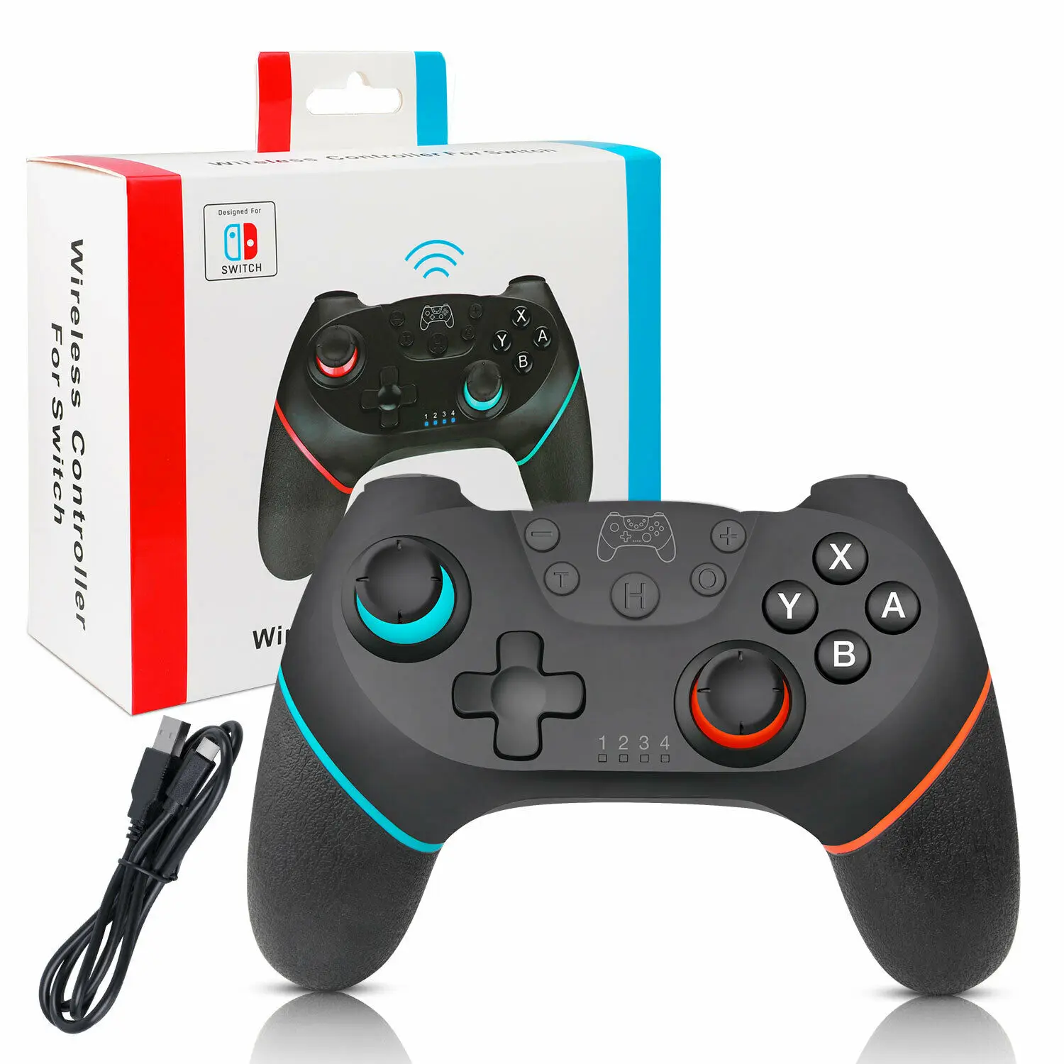 Беспроводной bluetooth пульт дистанционного управления type-C для nintendo Switch Pro игровой контроллер геймпад джойпад консольные аксессуары Ручка Джойстик