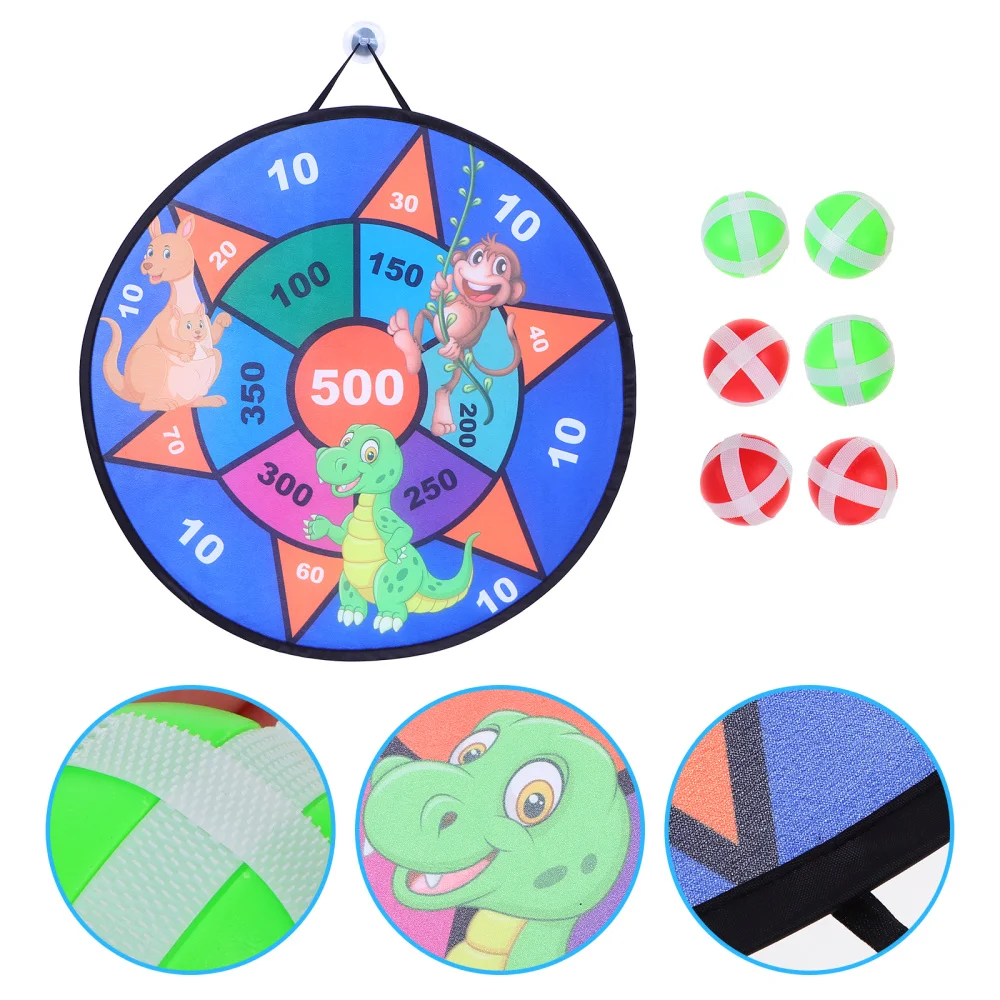 

1 Set of Adorable Round Board Toys Portable Throwing Toys Teaching Aids