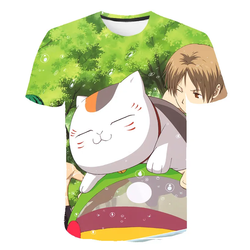 Детская футболка с коротким рукавом мультипликационным рисунком для девочек и