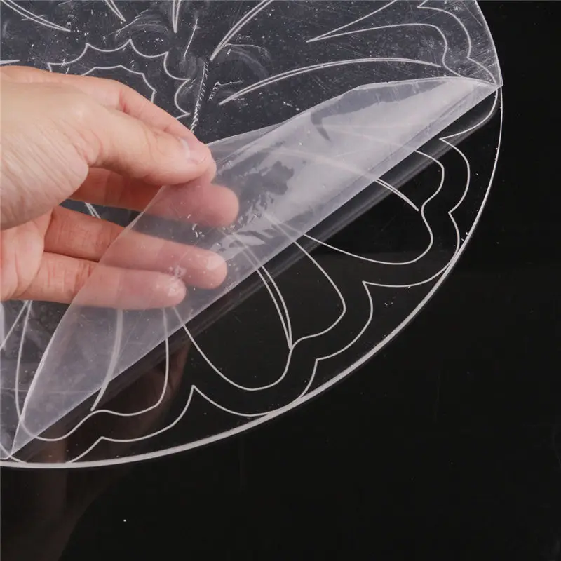 Акриловая круглая подставка с рисунком сковородки 3 4 яруса для свадебного кекса