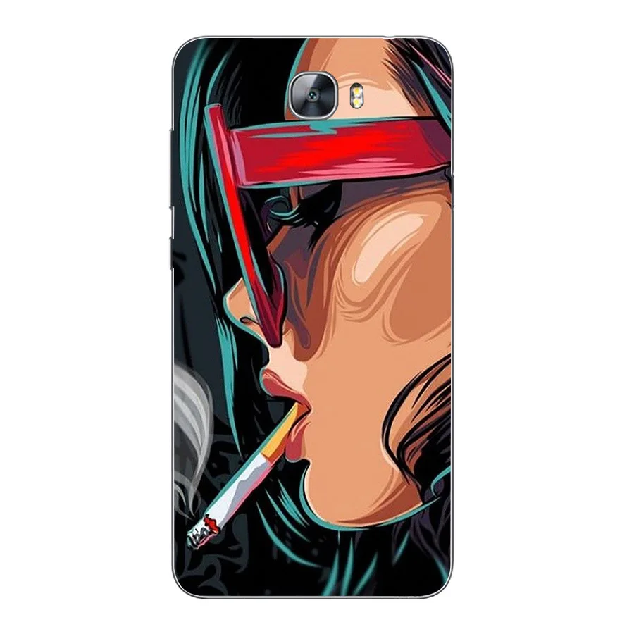 Для Huawei Y5 II случае Y5II 2 Кун L21 U29 L01 Мягкие TPU кремния печатных задняя крышка для Y6