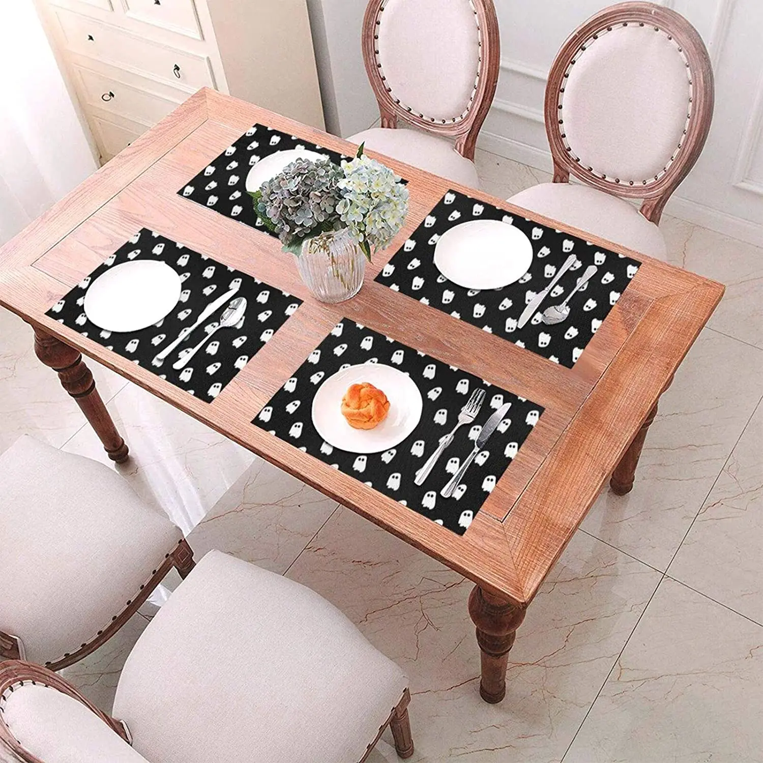 

4-piece PVC placemat setkitchen accessories, Placemat table,kitchen gadget sets,Coasters,Mat,Gadgets for kitchen