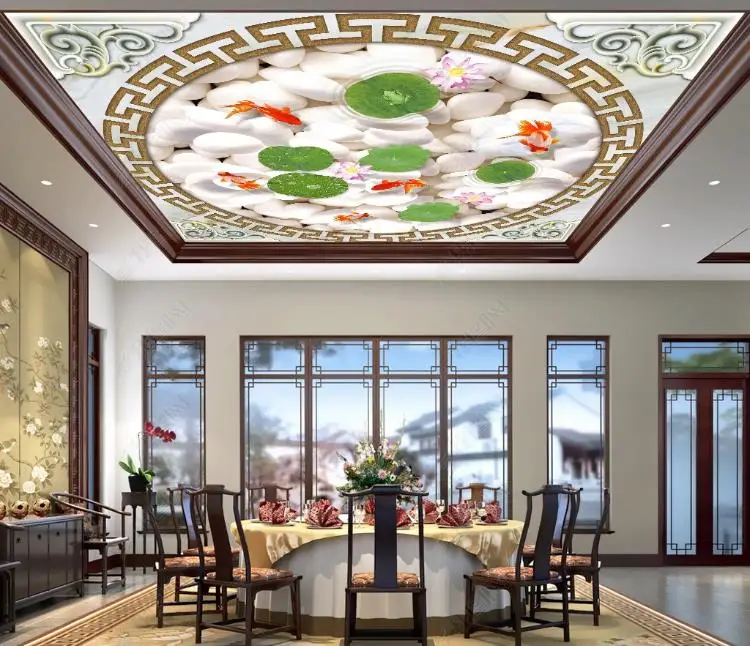 Пользовательские фото обои Fugui Yutian китайские потолочные 3D для гостиной спальни