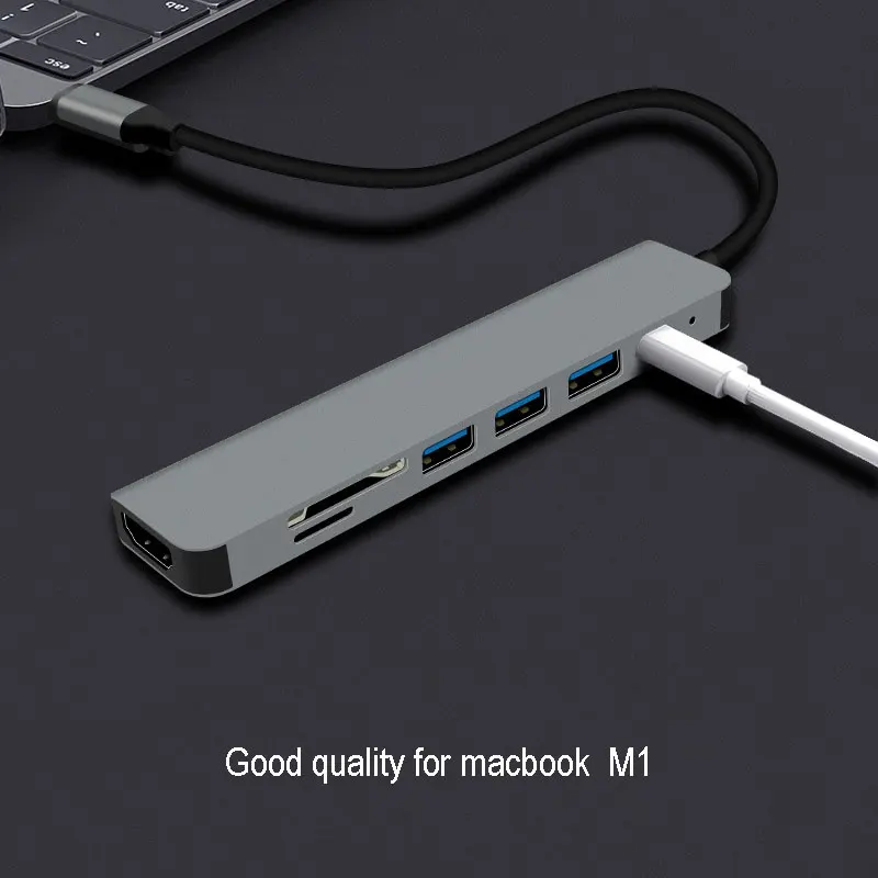 

OTG USB Type C Hub for iPad Pro Apple Macbook Pro/Air HDMI-compatible 4K USB 3.0/2.0 TF SD Card Reader USB-C PD Charger