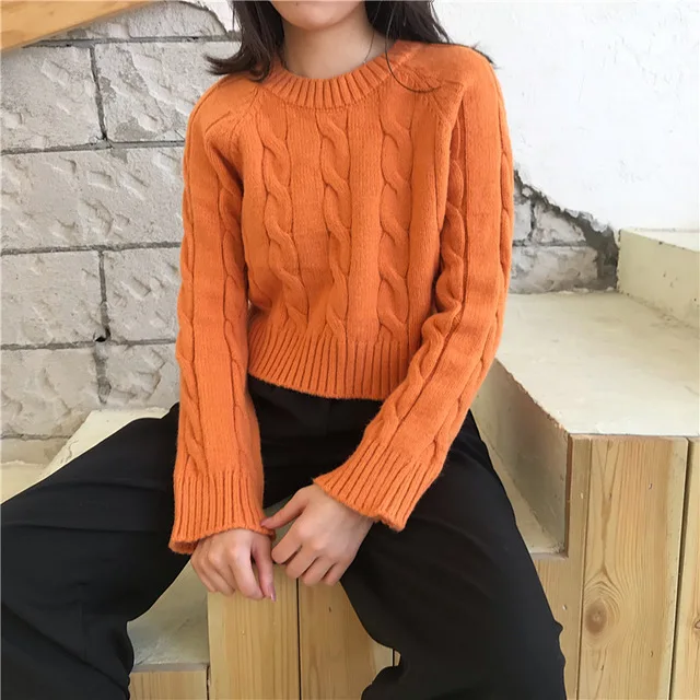 Новые свитера для женщин осень зима модный базовый пуловер женские джемперы с