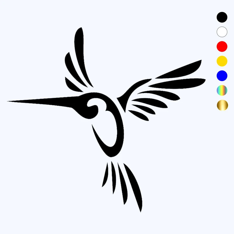 

CK20691# Various Sizes Die-Cut Vinyl Decal Humming Bird Car Sticker Waterproof Auto Decors on Car Body Bumper Rear Window