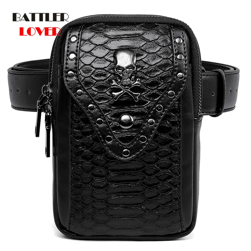 

3D Skull Style Shoulder Bag For Women 2021 Gothic Belt Waist Bag Female Leisure Travel Mini One-Shoulder Mobile Phone Coin Purse