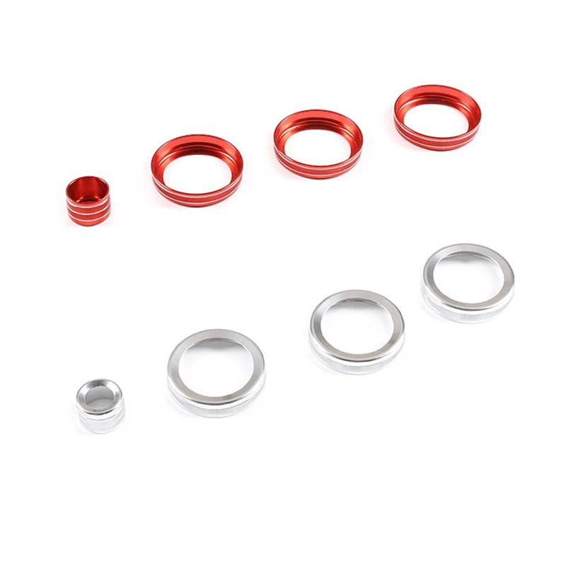 

Car Air Conditioning Knob Volume Control Knob Cover Trim Fit for Land Rover Range Rover Evoque 12-18