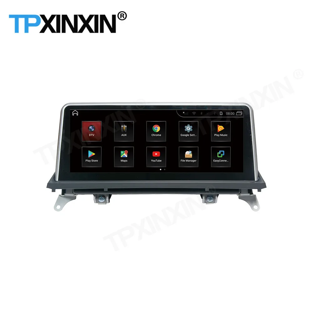 저렴한 자동차 라디오 스테레오 무선 레코더 수신기 안드로이드 BMW X5 X6 2007 2008 2009 2010 GPS 플레이어 네비게이션 자동 오디오 헤드 유닛