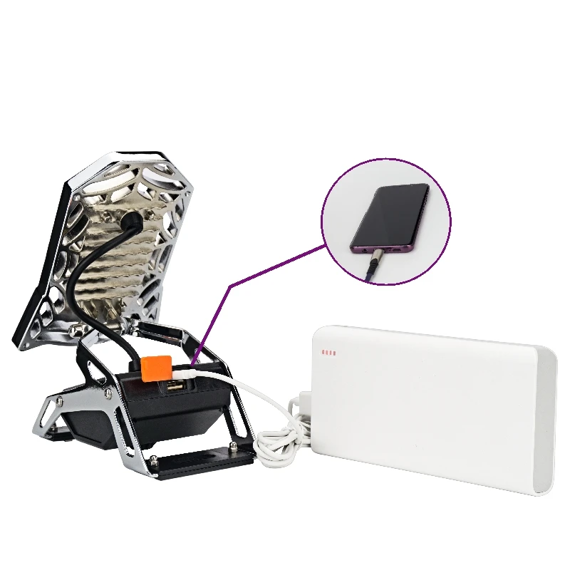 Портативный светодиодный прожектор IP65 Spider Mobile Task Light 180 градусов гибкий угол USB