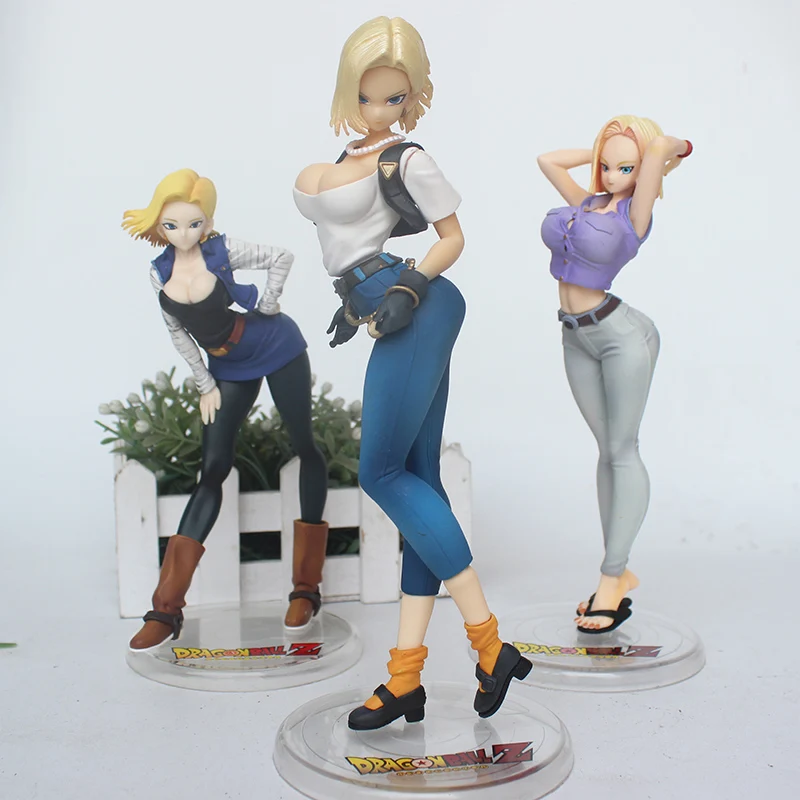 3styel Dragon Ball Z Сексуальная Android 18 лазурит Стрекоза фигурка игрушки коллекция кукла рождественский подарок