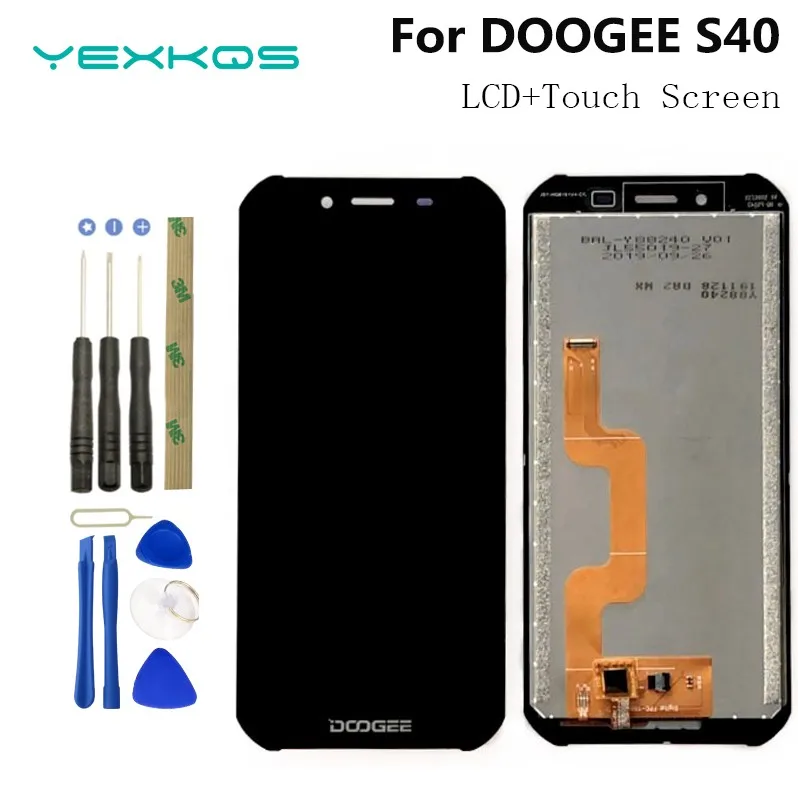 100% протестированный новый оригинальный Для Doogee S40 ЖК дисплей + кодирующий