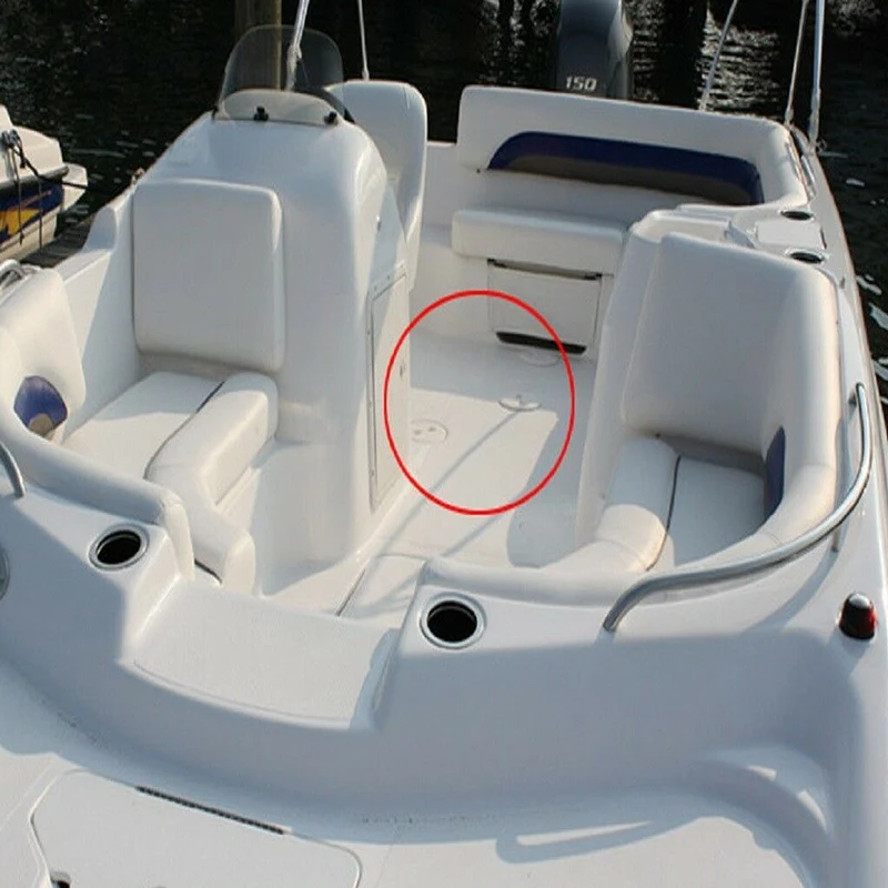 6 дюймов круглый люк Крышка ПАЛУБА ПЛАСТИНА Нескользящая проверка для морской