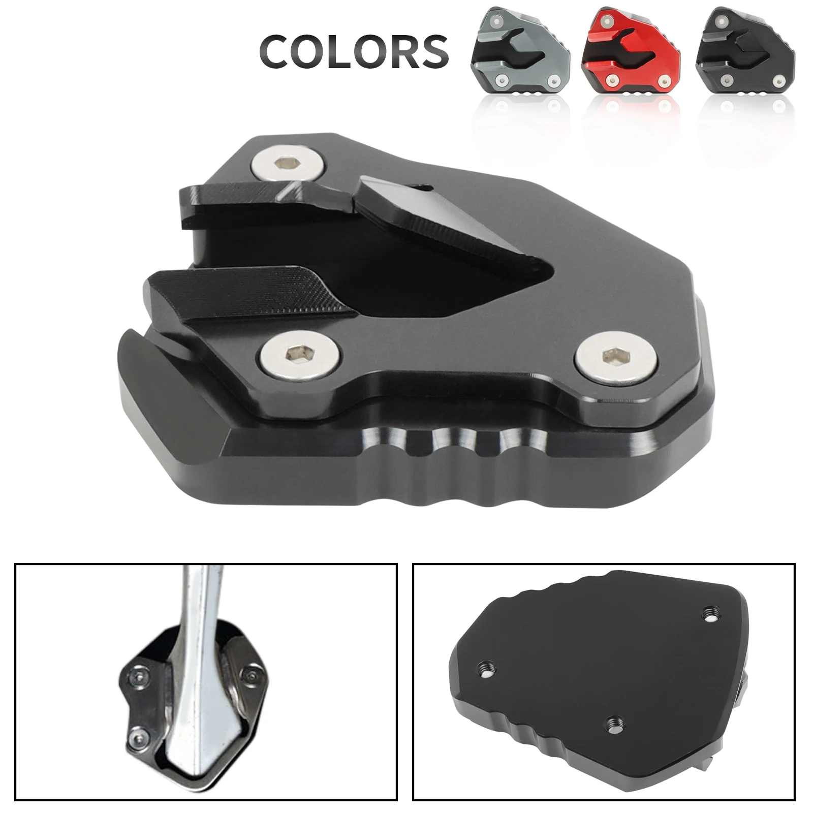 Подставка с боковой подставкой увеличивающая удлинительную пластину для Tiger 800 XC