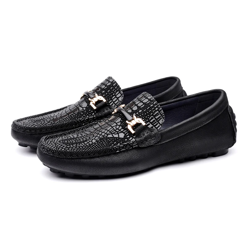

Summer Outdoor Driving Shoes Size 37-45 Moccasins Light Soft Leather Men Shoes Loafers Comfortable Flats Casual Boat Footwear !