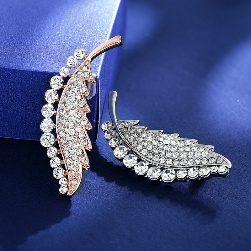 Женская жемчужная инкрустированная Брошь Стразы золотая металлическая брошь в