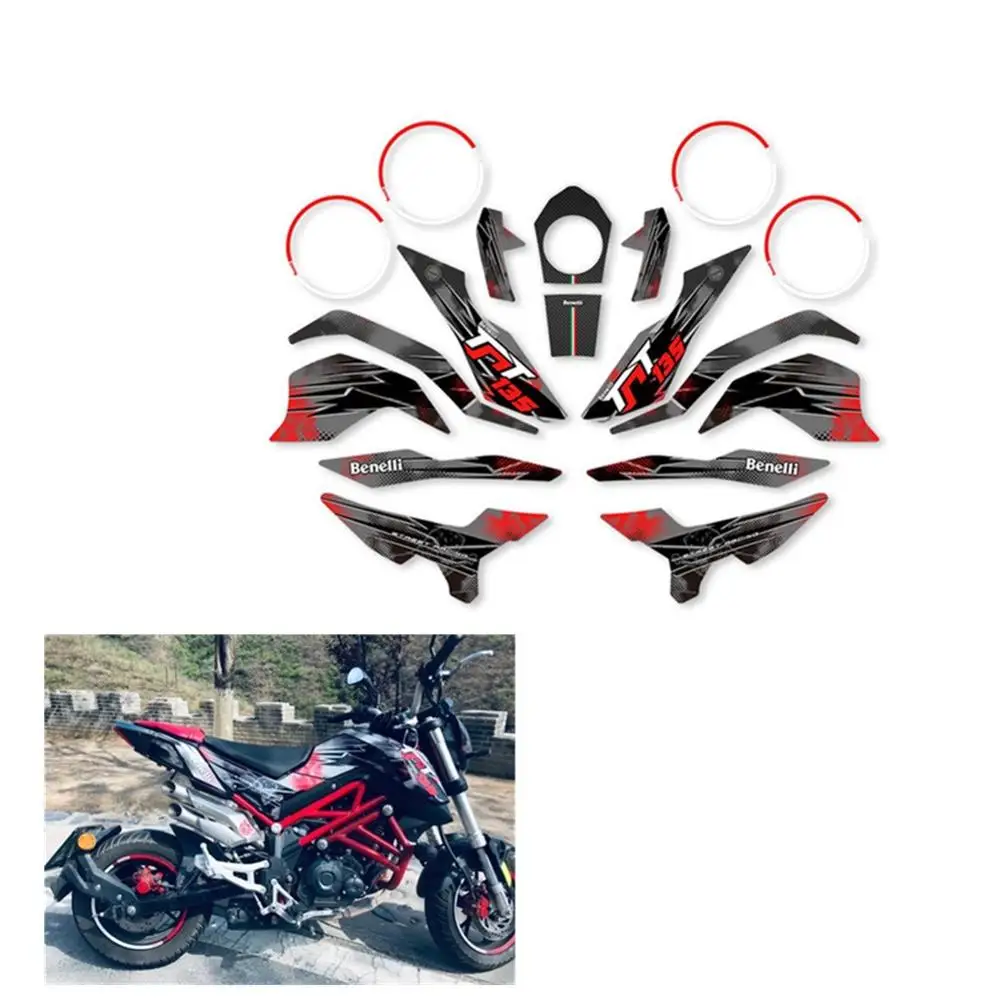 TNT 125 135 наклейка на Кузов мотоцикла эмблема для Benelli TNT125 TNT135|Наклейки и стикеры| |