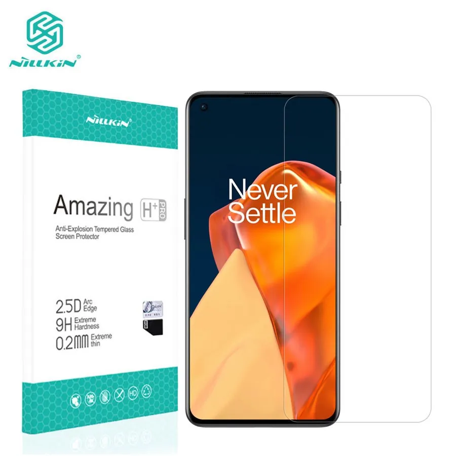

Для OnePlus 9RT 5G стеклянная защита экрана NILLKIN H + Pro 0,2 мм 2.5D Arc Edge закаленное стекло для OnePlus 9RT 5G
