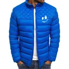 Мужская модная зимняя куртка на белом утином пуху, Корейская Короткая Стильная утепленная трендовая легкая хлопковая куртка, молодежная повседневная куртка Pr