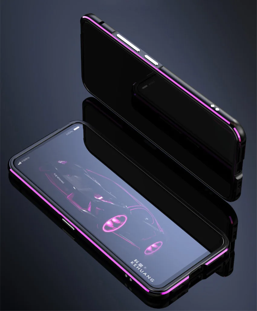 ДЛЯ Vivo NEX двойной дисплей металлический каркас двойной цвет алюминиевый бампер Защитная крышка для Vivo NEX 2 Nex2 чехол